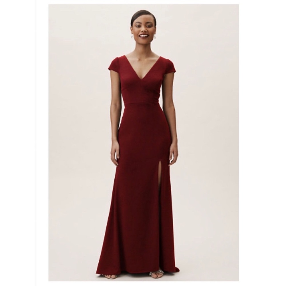 BHLDN Ara Dress in Bordeaux